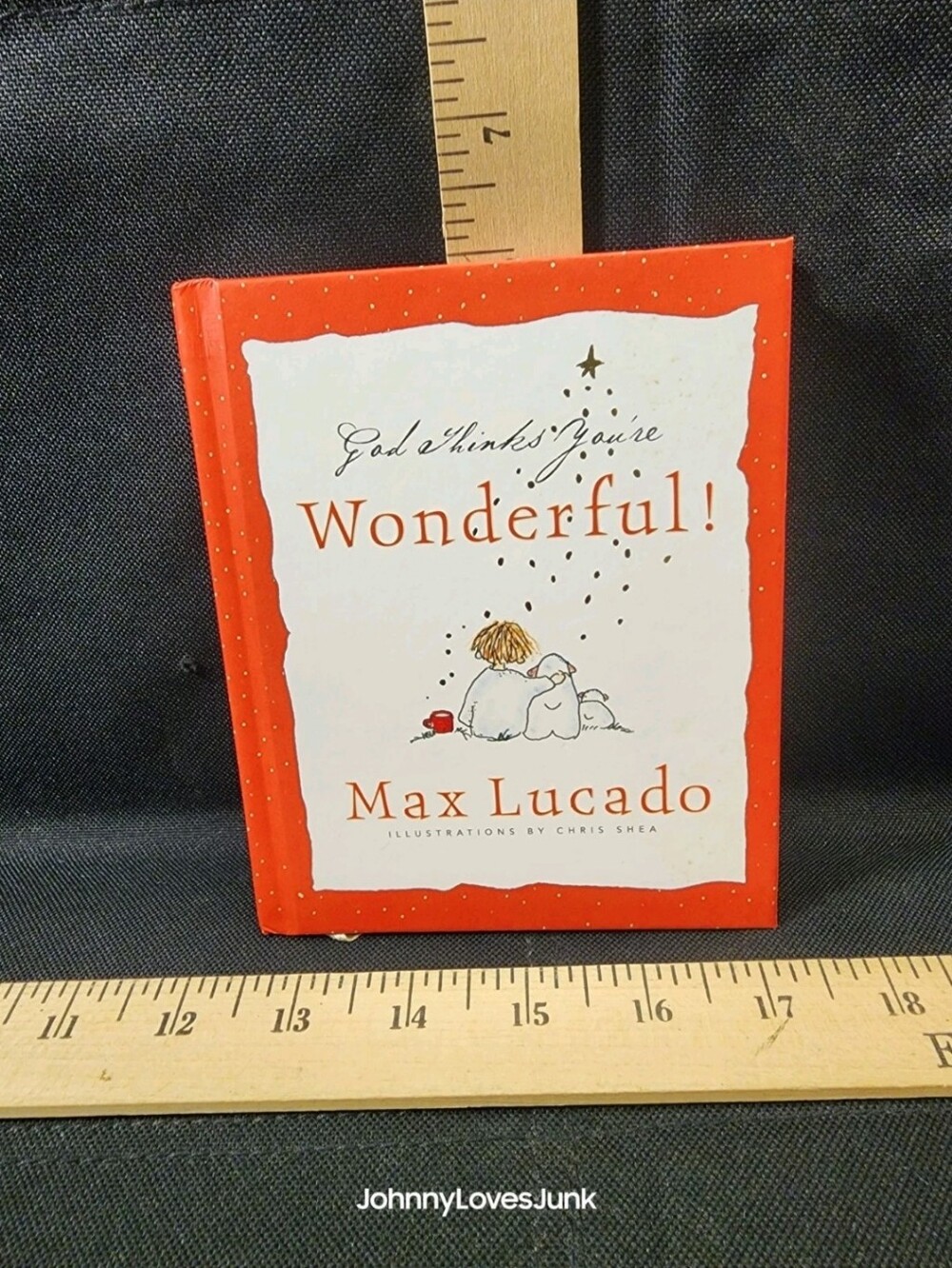 God Thinks You're Wonderful Max Lucado  Softback Book Used